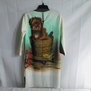 Dog Print Dress Size XXL